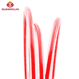 4mm red waterproof plastic coated rope cord