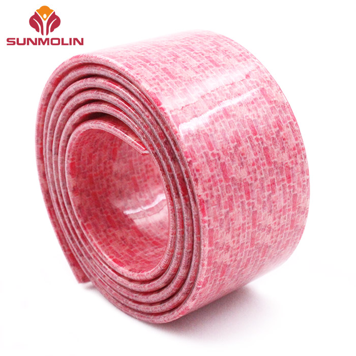 Pink waterproof plastic coated webbing wholesale